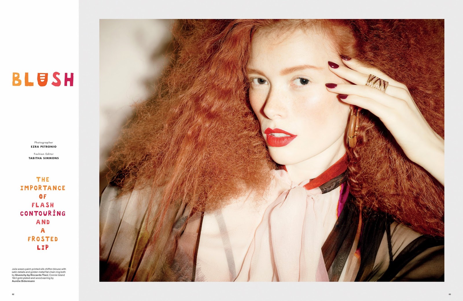 model JULIA HAFSTROM for Love Magazine F/W14.15 by Ezra Petronio
